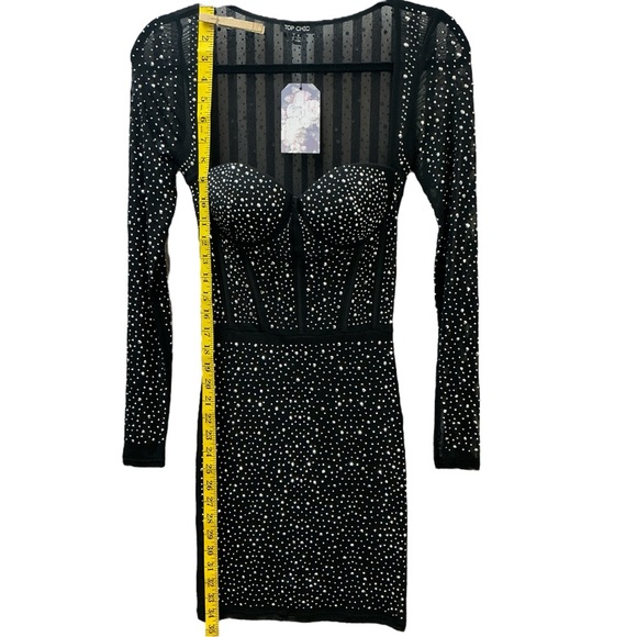 Betsey Johnson black widow dress spider padded bra snap up Sz L fits M Bodycon - Picture 6 of 17